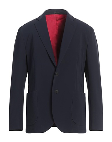TOMBOLINI Blazer RUNNING Midnight blue 57% Viscose, 34% Polyamide, 9% Elastane