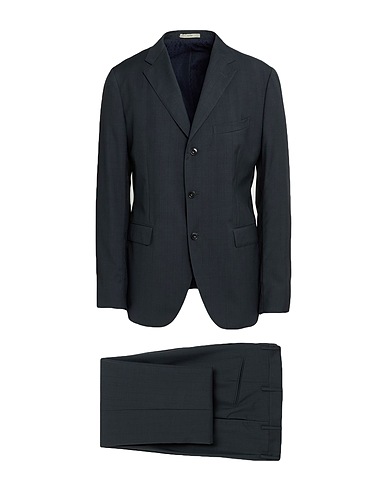 BOGLIOLI Suits Charcoal 100% Virgin Wool