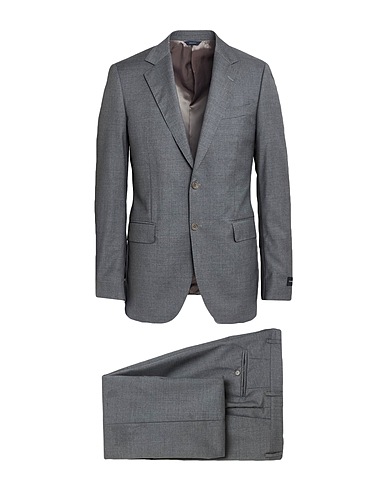TOMBOLINI Suits Grey 100% Virgin Wool