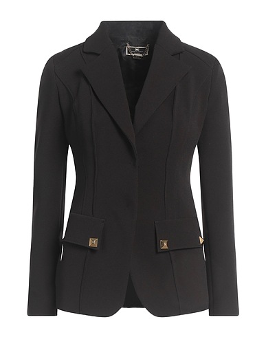 ELISABETTA FRANCHI Jackett Schwarz 95% Polyester, 5% Elastan