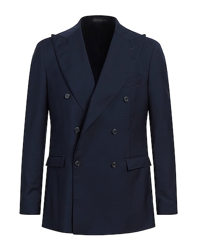 NINO DANIELI Blazer Navy blue Super 100s Wool