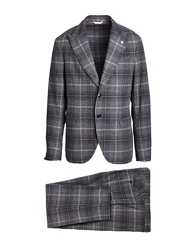 MANUEL RITZ Suits Lead 70% Wool, 25% Polyamide, 5% Other Fibres