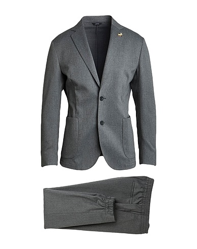 TOMBOLINI Suits RUNNING Grey 63% Polyester, 34% Viscose, 3% Elastane