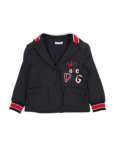 DOLCE&GABBANA Blazer Midnight blue 100% Cotton, Viscose, Polyurethane, PVC - Polyvinyl chloride