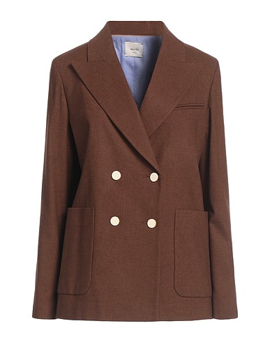 ALYSI Blazer CRÈME Brown 34% Viscose, 33% Polyester, 32% Wool, 1% Elastane