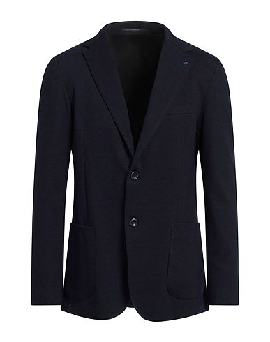 AT.P.CO Blazer Midnight blue 65% Cotton, 29% Polyamide, 6% Elastane