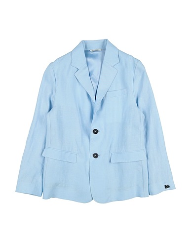 DOLCE&GABBANA Veste Bleu clair 100% Lin, Zamak