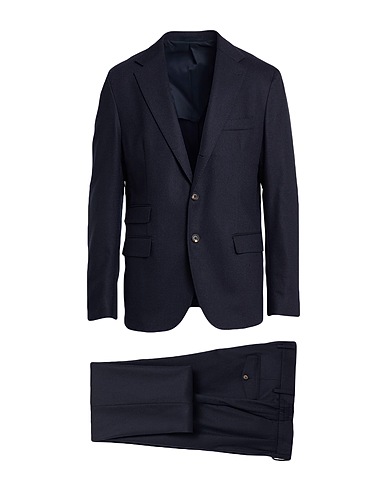 ELEVENTY Suits Midnight blue 90% Wool, 8% Cashmere, 2% Elastane