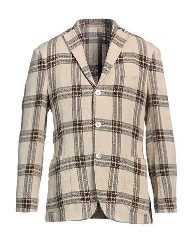 BOGLIOLI Blazer Sand 98% Linen, 2% Silk