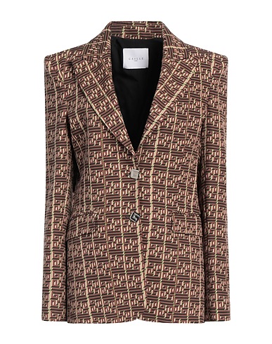 GAëLLE Paris Jackett Braun 90% Polyester, 10% Elastan