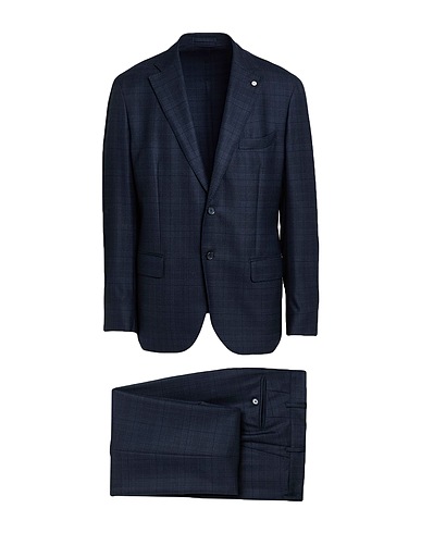 L.B.M. 1911 Suits Midnight blue 100% Virgin Wool
