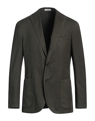 BOGLIOLI Blazer Military green 93% Virgin Wool, 7% Silk