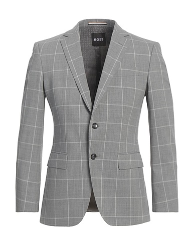 BOSS Blazer Grey 54% Polyester, 44% Wool, 2% Elastane