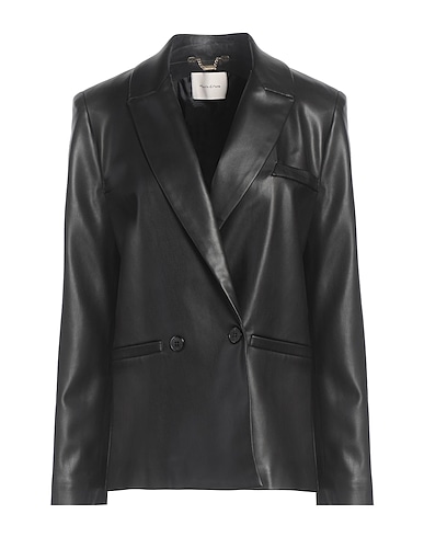 MANILA GRACE Giacca NERO 50% Poliestere, 50% Poliuretano