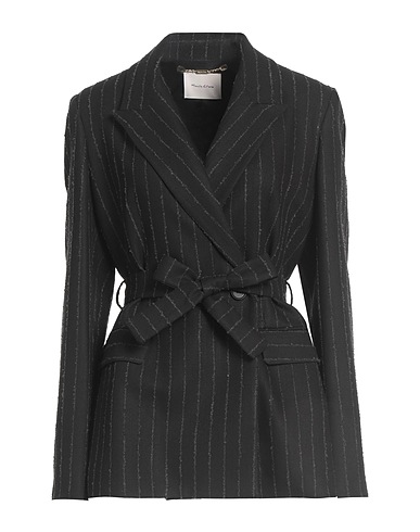 MANILA GRACE Jackett Schwarz 64% Viskose, 32% Polyester, 2% Wolle, 2% Andere Fasern