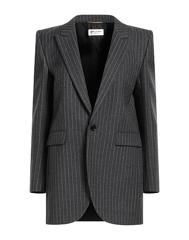 SAINT LAURENT Blazer Charcoal 100% Wool