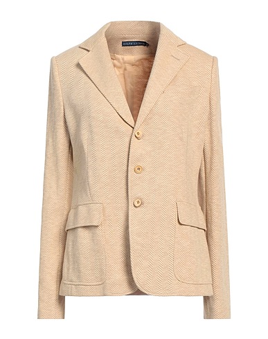 POLO RALPH LAUREN Blazer Beige 77% Cotton, 23% Silk