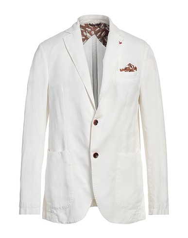 AT.P.CO Blazer White 59% Tencel™, 24% Cotton, 17% Linen