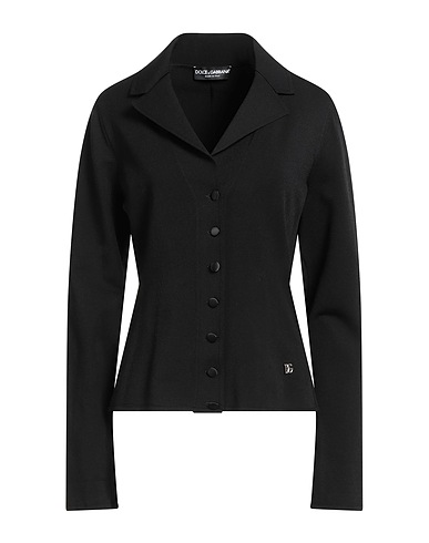DOLCE&GABBANA Blazer Black 71% Viscose, 15% Polyester, 8% Polyamide, 6% Elastane