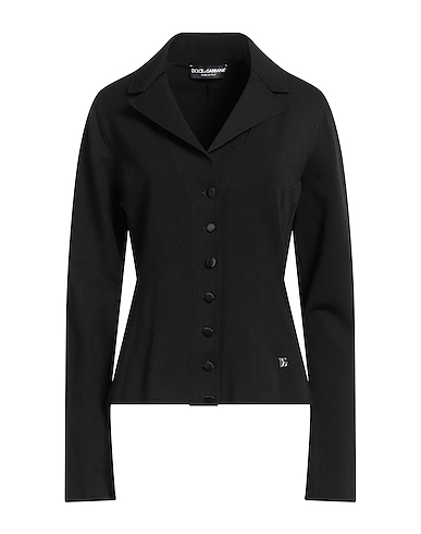 DOLCE&GABBANA Blazer NERO 71% Viscose, 15% Polyester, 8% Polyamide, 6% Elastane