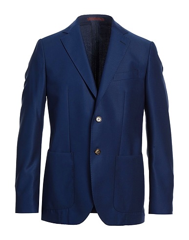 ANDREA BARBERI Blazer Blue 100% Super 110s Wool