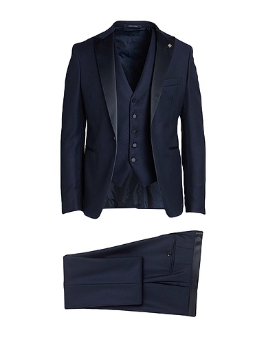 TAGLIATORE Suits Midnight blue 100% Super 110s Wool