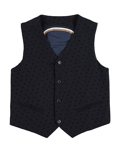 MONNALISA Suit vest Midnight blue 70% Wool, 30% Polyester