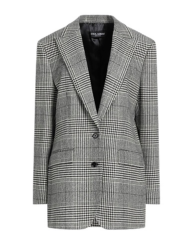 DOLCE&GABBANA Blazer Black 90% Wool, 10% Cashmere