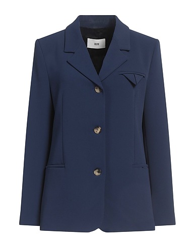 SOLOTRE Giacca Blu notte 96% Poliestere, 4% Elastan, Viscosa