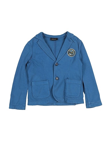 MONNALISA Blazer Slate blue 100% Cotton