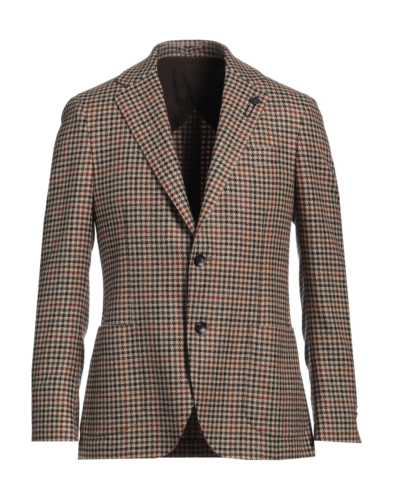 LARDINI ダークブラウン テーラードジャケット　美品 LARDINI スーツ＆ジャケット | テーラードジャケット ダークブラウン