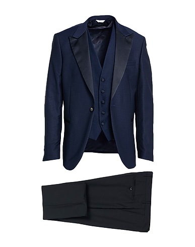 MESSAGERIE Suits LUXE FABRICS Midnight blue 82% Polyester, 15% Viscose, 3% Elastane