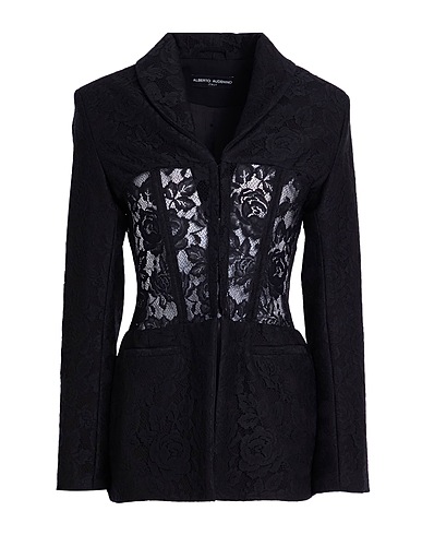 ALBERTO AUDENINO Blazer Black 84% Polyamide, 16% Elastane, Polyester