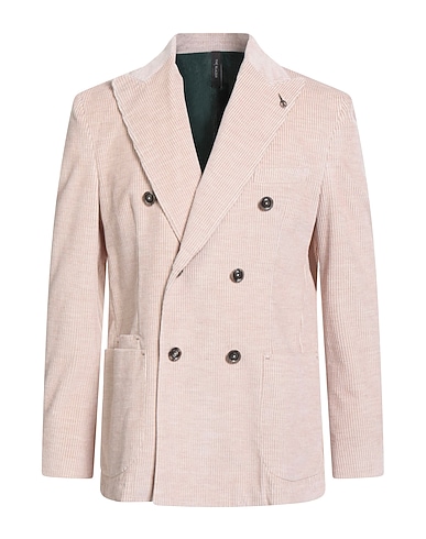 PAOLONI Blazer Beige 100% Cotone