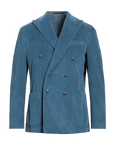 PAOLONI Blazer Slate blue 100% Cotton