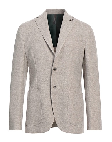 PAOLONI Blazer Taupe 99% Virgin Wool, 1% Elastane