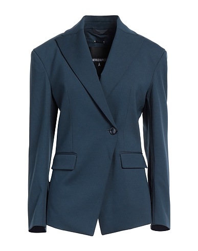 PATRIZIA PEPE Blazer Deep teal 58% Viscose, 35% Polyamide, 7% Elastane