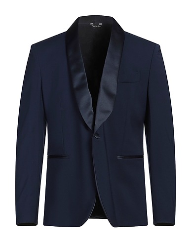 BRIAN DALES Blazer Navy 74% Wool, 22% Polyester, 4% Elastane