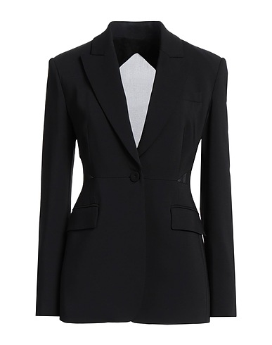 PINKO Blazer Black 97% Viscose, 3% Elastane, Polyester