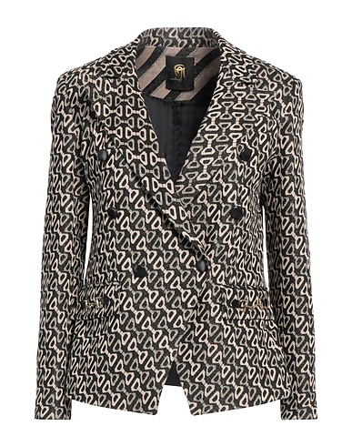 GAI MATTIOLO Blazer GM Black 45% Polyester, 39% Viscose, 14% Lurex®, 2% Elastane