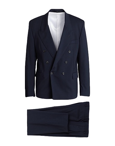 GRIFONI Suits Navy blue 98% Virgin Wool, 2% Elastane