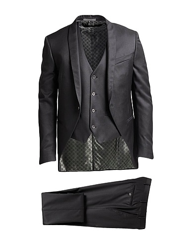 CORNELIANI Abito Antracite 100% Lana Vergine