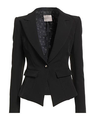 RINASCIMENTO Blazer Black 90% Polyester, 10% Elastane