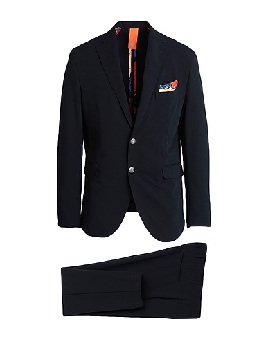 BHARNABA Abito Blu notte 70% Poliestere, 24% Viscosa, 6% Elastan