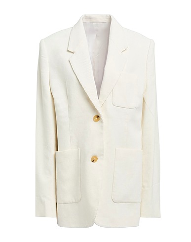TOTEME Blazer Off white 53% Silk, 47% Organic cotton