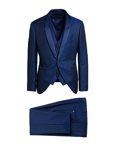 BRANDO Suits BLU NAVY 84% Virgin Wool, 16% Mohair wool