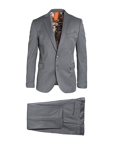 BHARNABA Suits Grey 62% Polyester, 35% Viscose, 3% Elastane