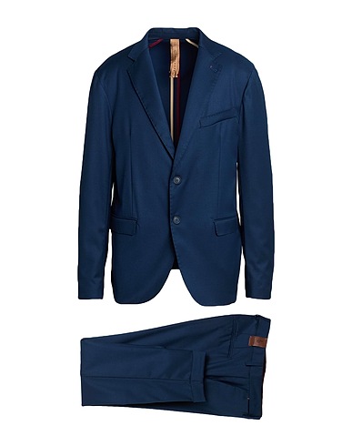 BERNESE Milano Suits Navy 62% Polyester, 35% Viscose, 3% Elastane