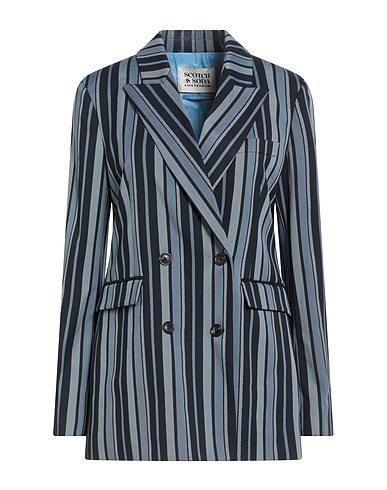 MAISON SCOTCH Giacca Blu 64% Poliestere, 34% Viscosa, 2% Elastan