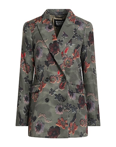 MAISON SCOTCH Giacca Verde militare 100% Poliestere